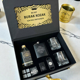Ağabeye Hediye Golden Monarch Premium Viski Seti - Thumbnail