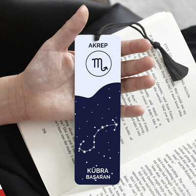 Akrep Burcuna Hediye Kitap Ayracı - Thumbnail