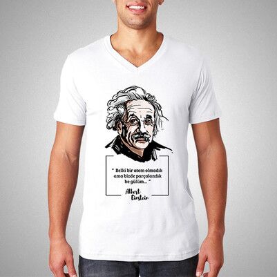  - Albert Einstein Esprili Tişört