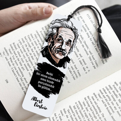 Albert Einstein Kitap Ayracı - Thumbnail