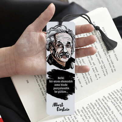 Albert Einstein Kitap Ayracı - Thumbnail