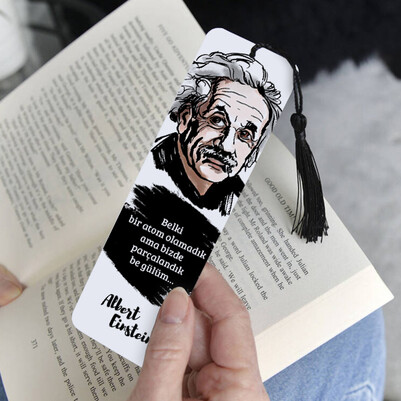 Albert Einstein Kitap Ayracı - Thumbnail