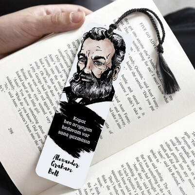 Alexander Graham Bell Kitap Ayracı - Thumbnail