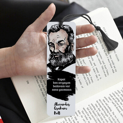 Alexander Graham Bell Kitap Ayracı - Thumbnail