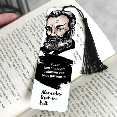 Alexander Graham Bell Kitap Ayracı - Thumbnail