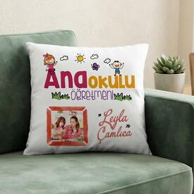  - Anaokulu Öğretmenine Hediye Yastık