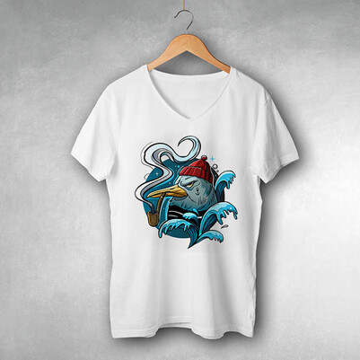  - Angry Eagle Tasarım Tişört