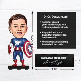 Animasyon Kahramanı Çocuk Karikatürlü Biblo - Thumbnail