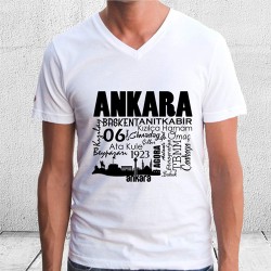  - Ankara Tasarımlı Baskılı Tişört