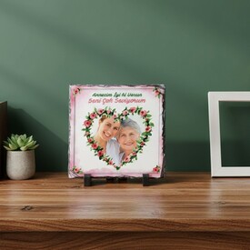  - Anneciğim İyi ki Varsın Taş Baskı