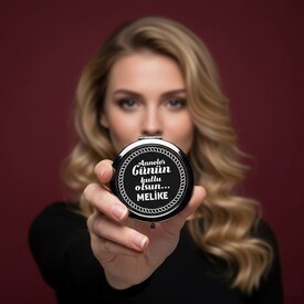  - Anneler Günün Kutlu Olsun Siyah Makyaj Aynası