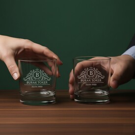  - Arkadaşa Hediye Diamond İkili Viski Bardağı