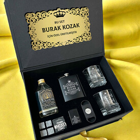 Arkadaşa Hediye Platinum Heritage Premium Viski Seti - Thumbnail