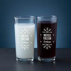  - Arkadaşa Yılbaşı Hediyesi 2'li Rakı Bardağı