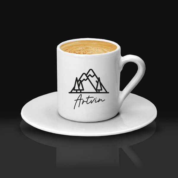 Artvin Tasarımlı Kahve fincan
