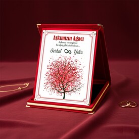  - Aşk Ağacımız Romantik Plaket
