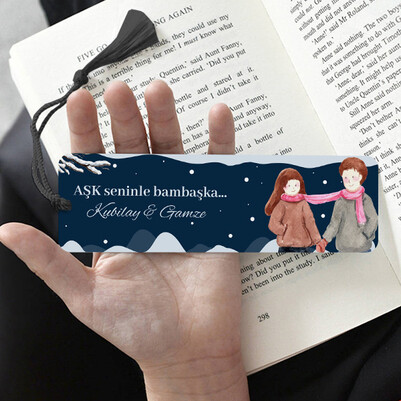 Aşk Seninle Bambaşka Kitap Ayracı - Thumbnail