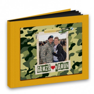 Asker Sevgiliye Özel Foto Kitap Albüm - Thumbnail