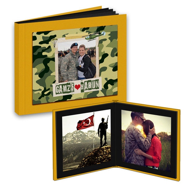 Asker Sevgiliye Özel Foto Kitap Albüm