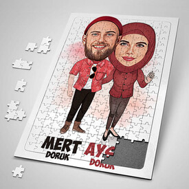  - Aşkımızın Halleri Karikatürlü Puzzle