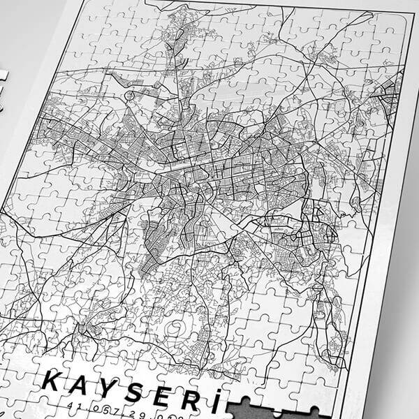 Aşkımızın Şehri Krokili ve Haritalı Puzzle