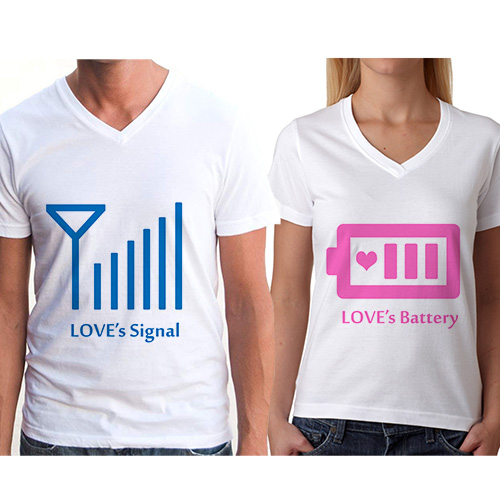 Aşkın Sinyali Sevgili Tişörtleri