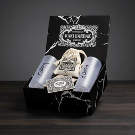  - Atatürk İmzası Rakı Bardağı Seti Hediye Kutusu