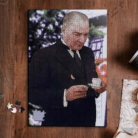 Atatürk Resimli 130 Parça Puzzle MDL105 - Thumbnail