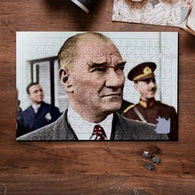 Atatürk Resimli 130 Parça Puzzle MDL106 - Thumbnail