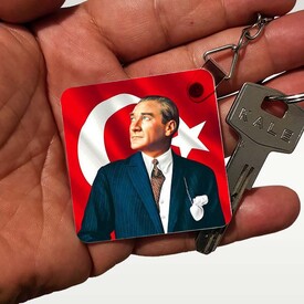 Atatürk Resimli Anahtarlık MDL108 - Thumbnail