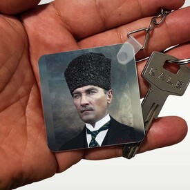 Atatürk Resimli Anahtarlık MDL114 - Thumbnail