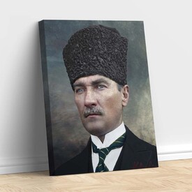  - Atatürk Resimli Kanvas Tablo MDL102