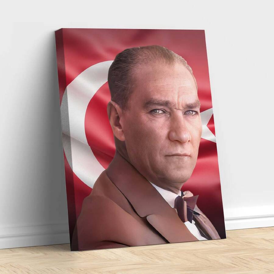 Atatürk Resimli Kanvas Tablo MDL104