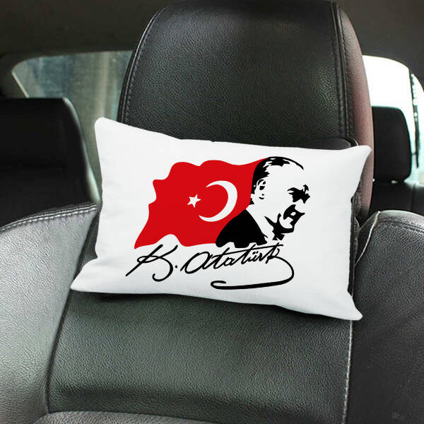 Atatürk Temalı Araç Koltuk Yastığı