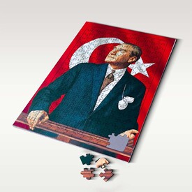Atatürk Temalı Puzzle MDL10 - Thumbnail