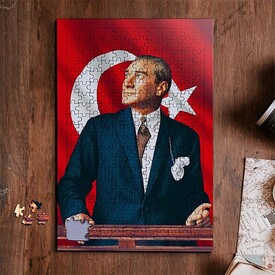 Atatürk Temalı Puzzle MDL10 - Thumbnail