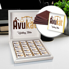Avukat Temalı Mesleki Çikolatalar - Thumbnail