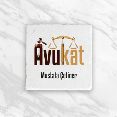 Avukata Hediye Mesleki Konsept Hediye Kutusu - Thumbnail