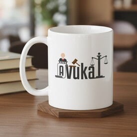  - Avukatınıza Özel Hediye Kupa Bardak