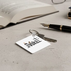  - Avukatlar İçin Hediyelik Kare Anahtarlık