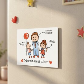  - Baba Sevgisi Buzdolabı Magnet