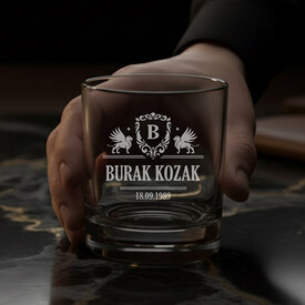 Babaya Doğum Günü Hediyesi İkili Noble Sip Viski Bardağı - Thumbnail