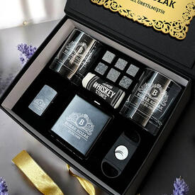 Babaya Hediye Diamond Prestige Advanced Viski Seti - Thumbnail