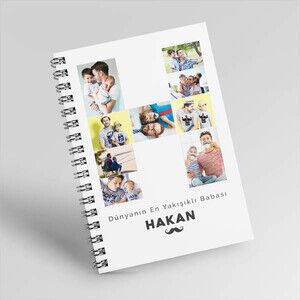  - Babaya Hediye Fotoğraflı Harf Defter