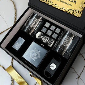 Babaya Hediye Golden Elite Advanced Viski Seti - Thumbnail