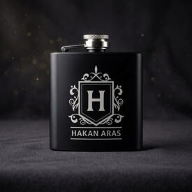  - Babaya Hediye Premium Kanyak Matarası 6 Oz Yeşil