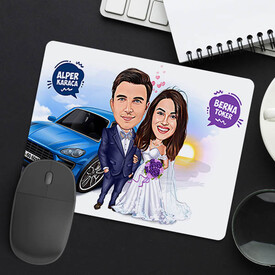 Balayı Çiftleri Mousepad - Thumbnail