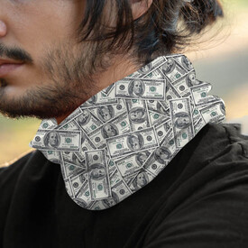Banknot Dolarlar Boyunluk Maske Bandanası - Thumbnail