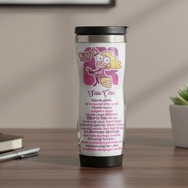  - Başak Burcuna Özel Esprili Termos