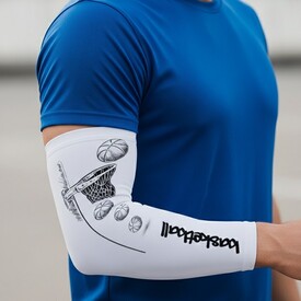  - Basketbol Desenli Erkek Kol Çorabı